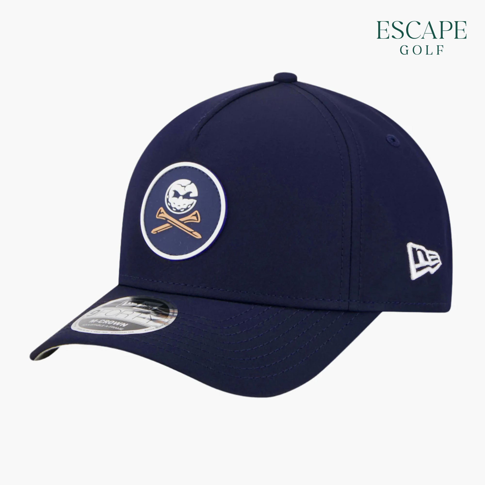 Topi Golf LIV Golf Topi Olahraga | Crushers GC by New Era 9Forty Legacy Hat