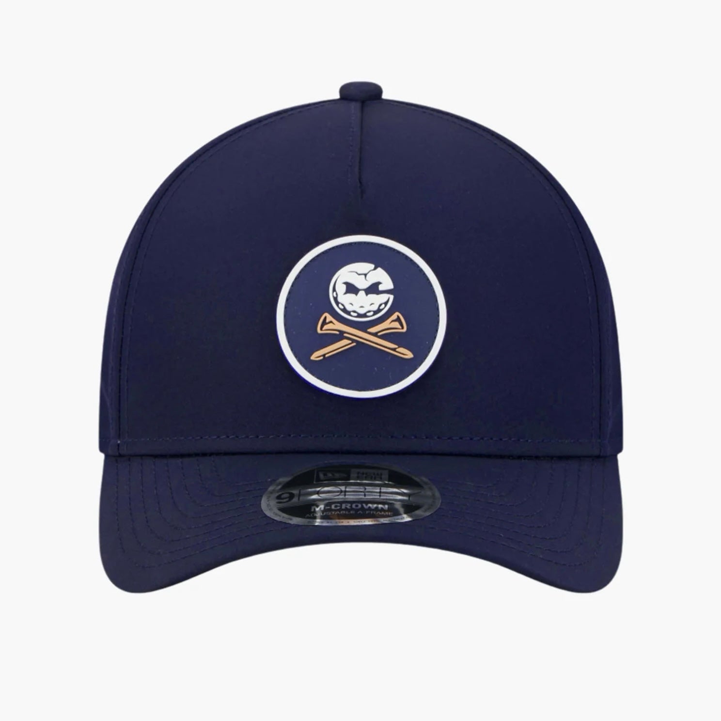 Topi Golf LIV Golf Topi Olahraga | Crushers GC by New Era 9Forty Legacy Hat