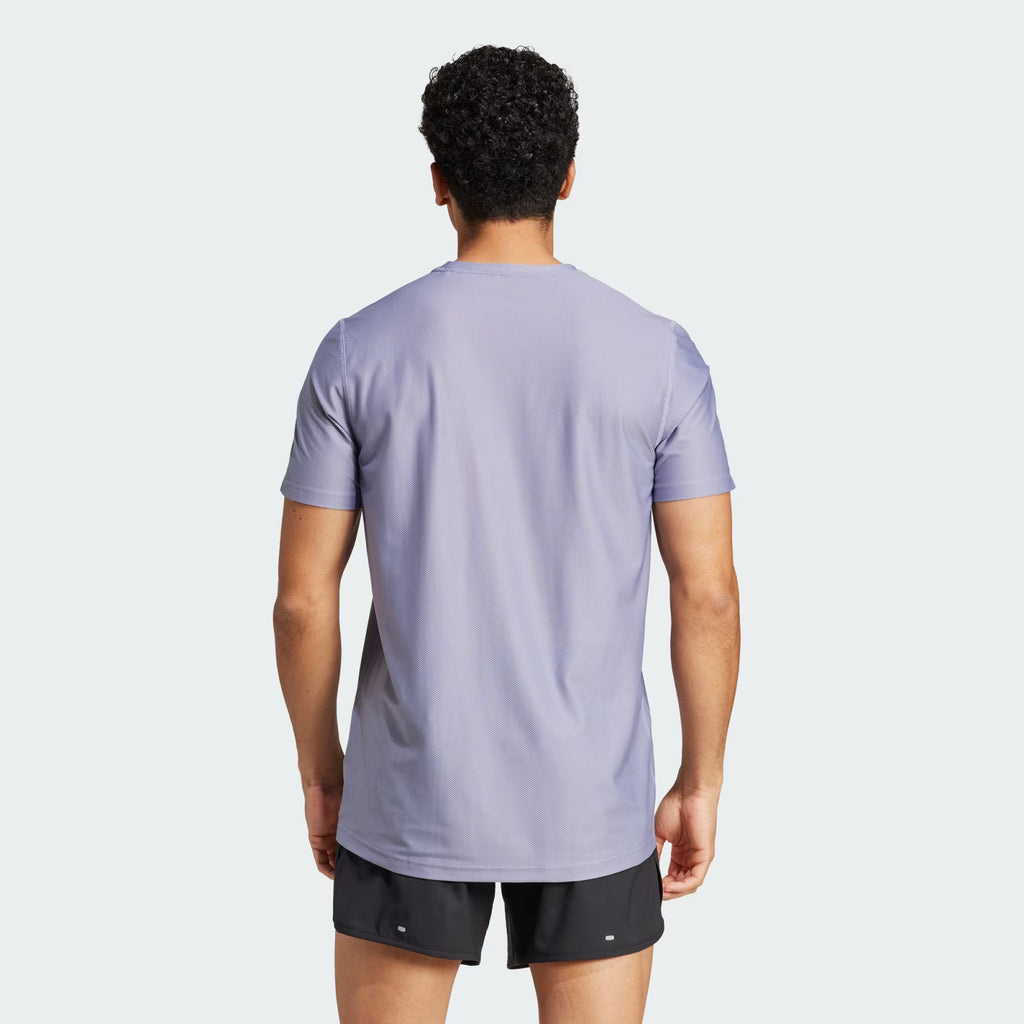 Adidas Own The Run Men’s Running T-Shirt - Silver Violet