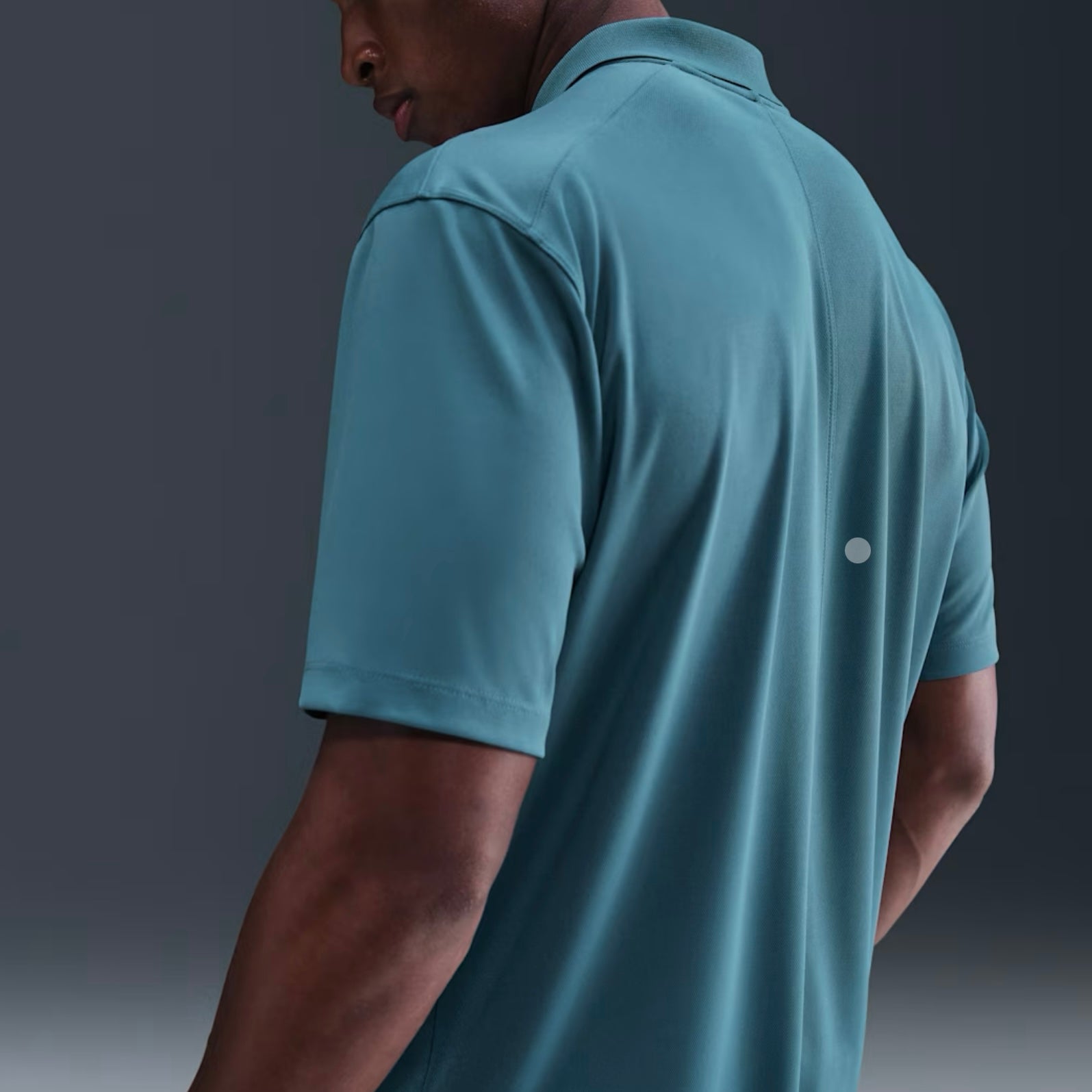 Kaos Polo Golf Olahraga Pria Biru | Nike Dri-FIT Victory Men’s Golf Polo Shirts - Anthracite