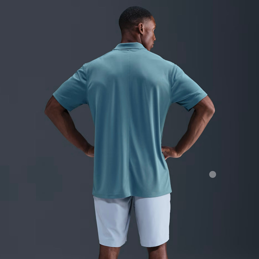 Kaos Polo Golf Olahraga Pria Biru | Nike Dri-FIT Victory Men’s Golf Polo Shirts - Anthracite