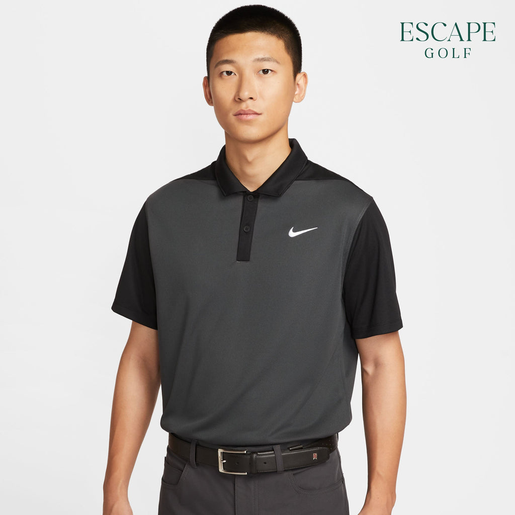 Kaos Polo Golf Pria Hitam | Nike Dri-FIT Victory+ Kaos Polo Golf Pria - Hitam