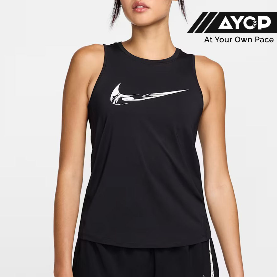 Nike One Dri-FIT Graphic Running Women’s Running Tank Top - Black