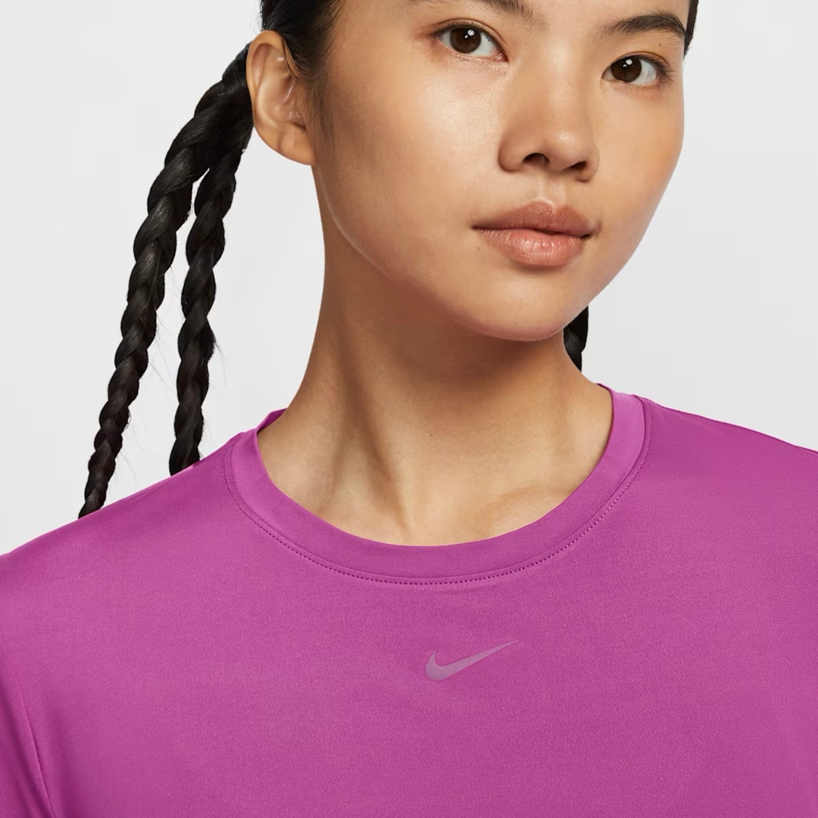 Nike Dri-FIT One Classic Women’s Running T-Shirt - Hot Fuschia Purple