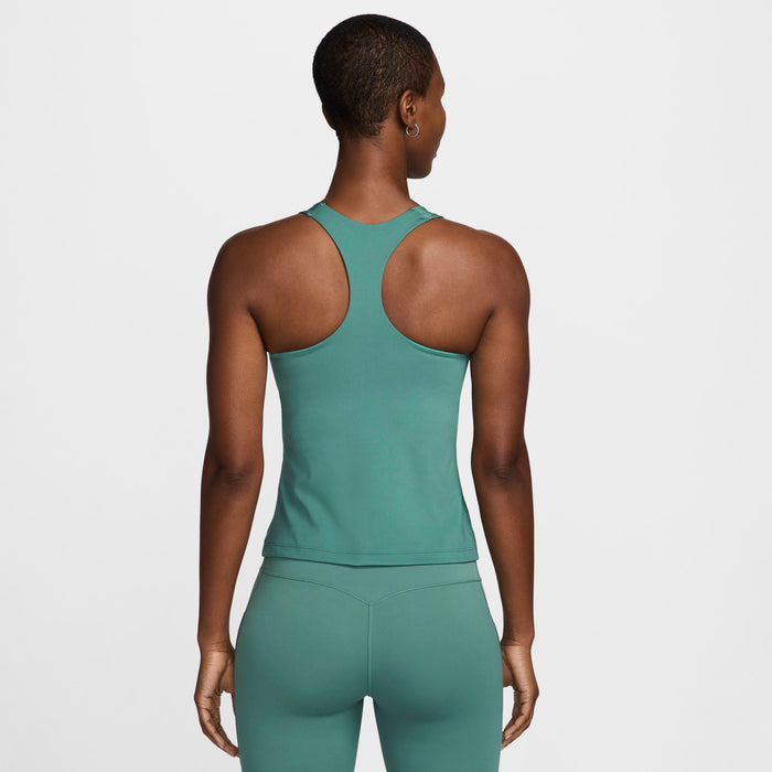 Nike Swoosh Medium-Support Padded Sports Bra Tank Top - Dark Green