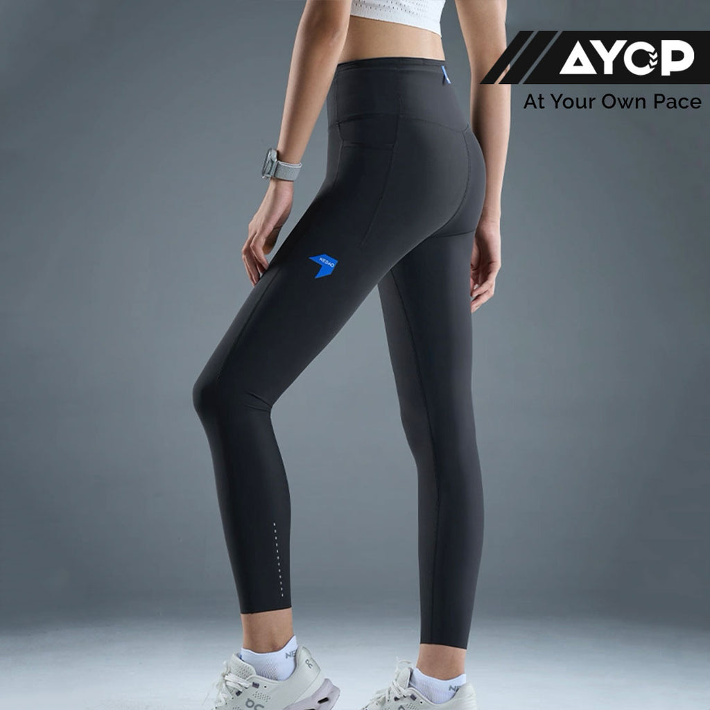 Nedao Skin+ Motion Pocket Women’s Running Leggings - Black