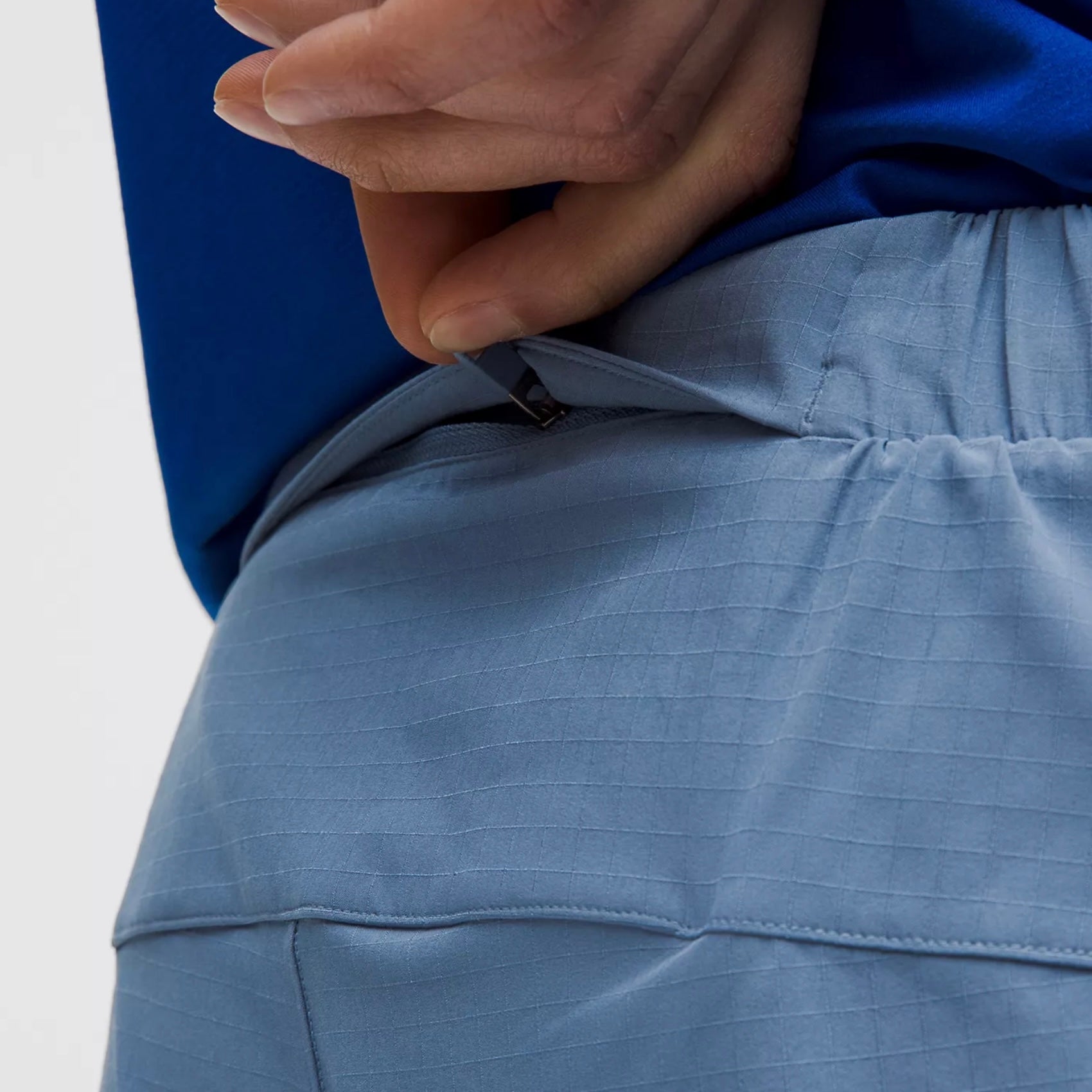 Lululemon Mile Maker Ripstop 6-inch Men’s Running Shorts - Washed Denim