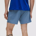Celana Pendek Lari Pria Lululemon Mile Maker Ripstop 6-inci - Washed Denim