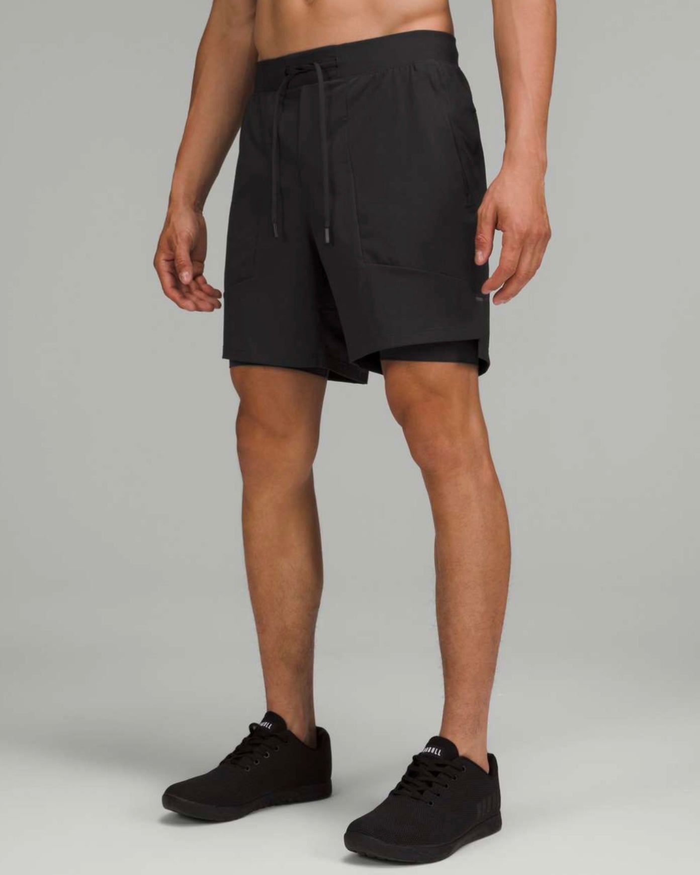 Lululemon License to Train Lined 7-inch Men’s Running Shorts - Black