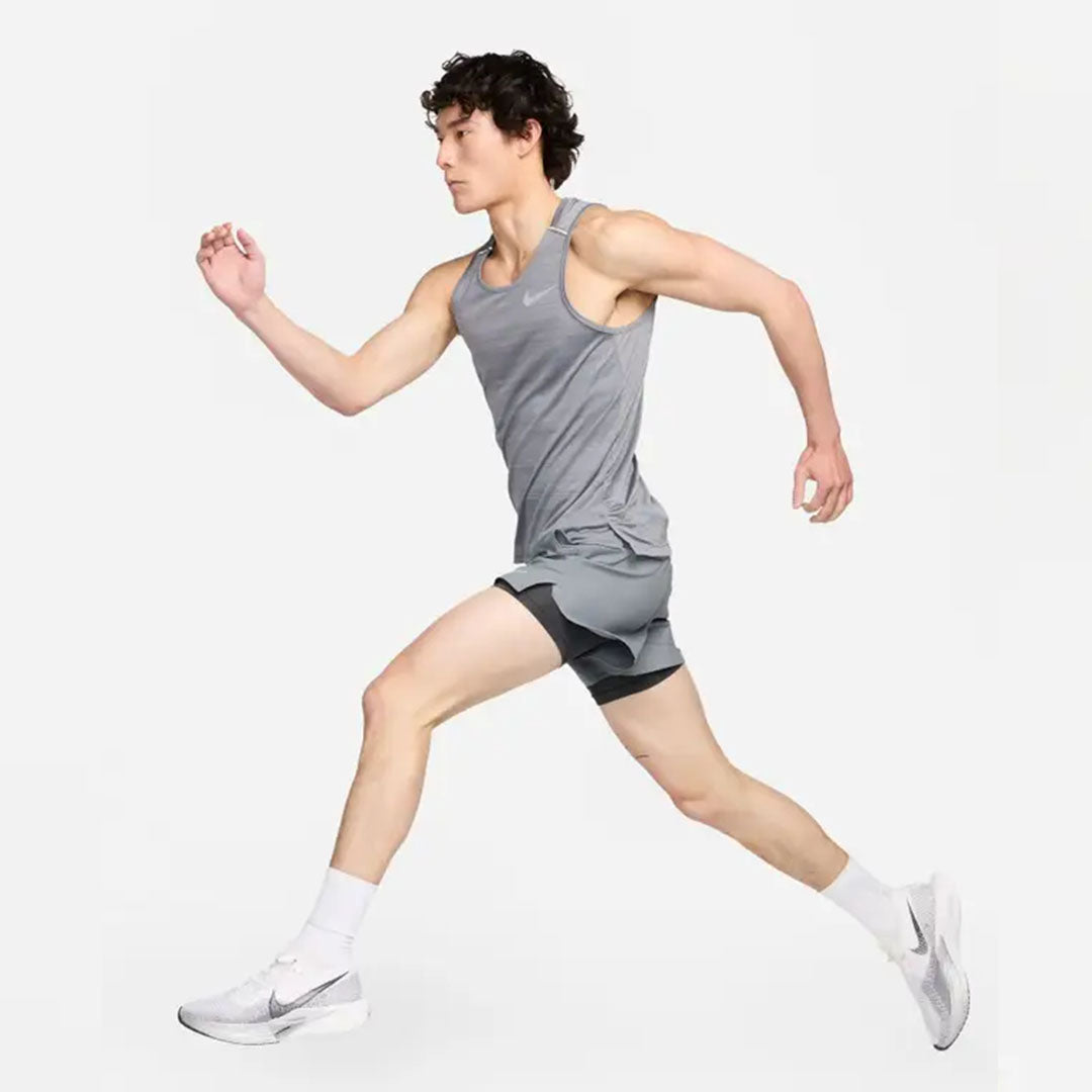 Nike Dri-FIT Miler Men’s Running Tank Top - Smoke Grey