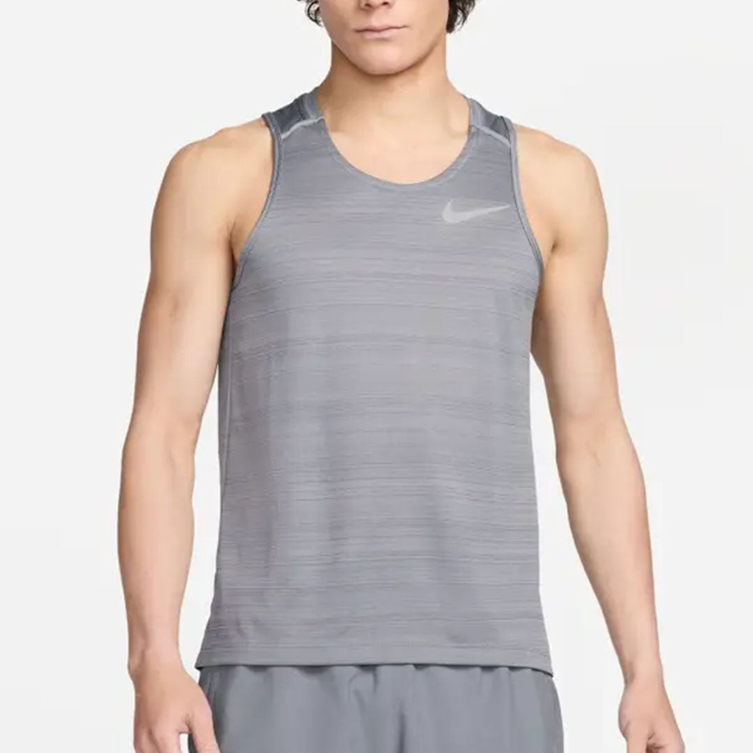 Nike Dri-FIT Miler Men’s Running Tank Top - Smoke Grey