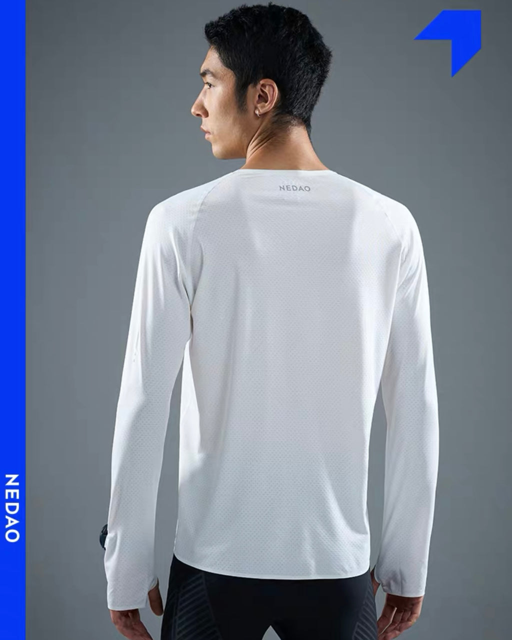 Nedao Swiftbreeze Men’s Running Long Sleeve V2.0 - Black