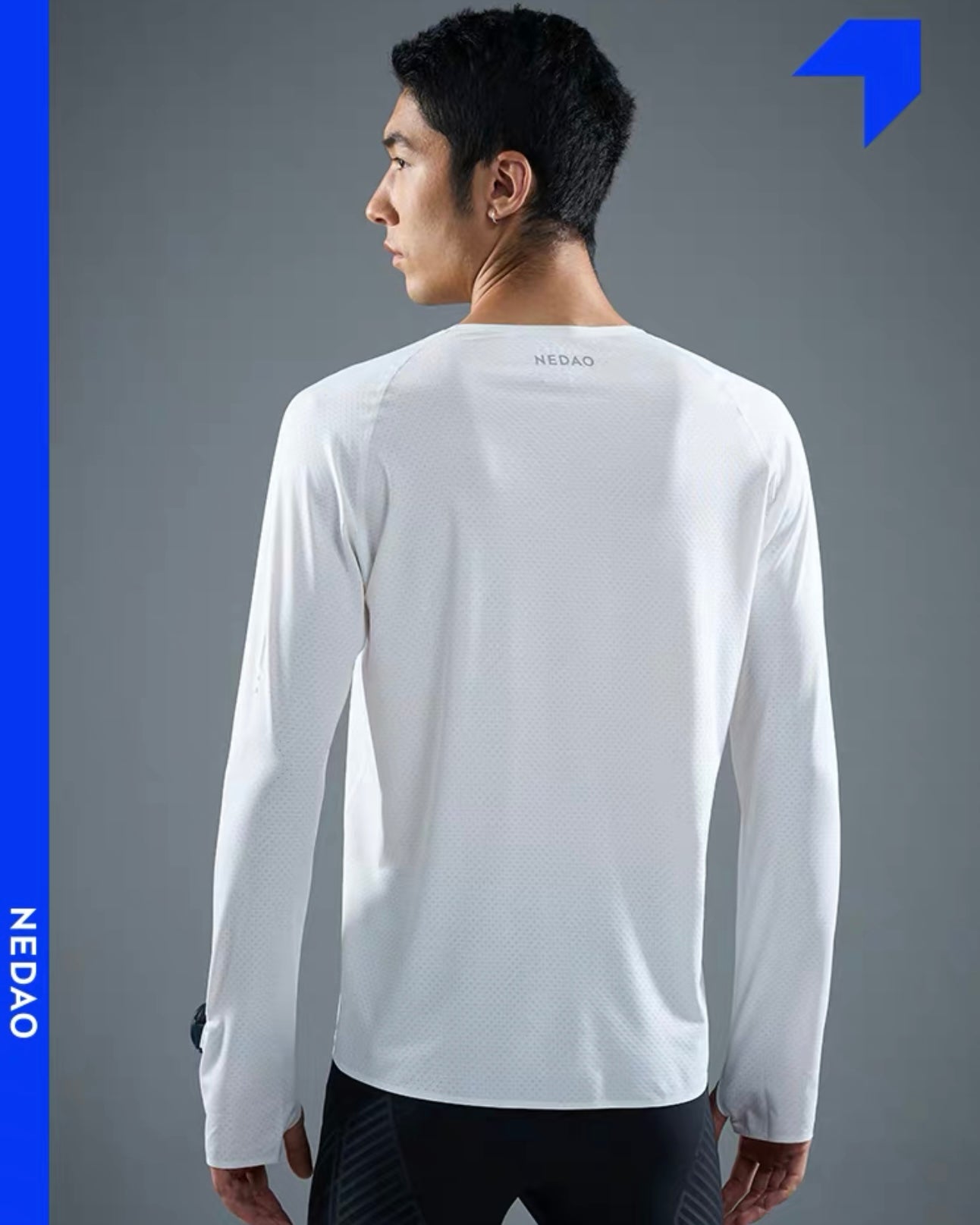 Nedao Swiftbreeze Men’s Running Long Sleeve V2.0 - Black