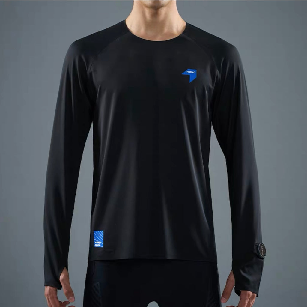 Nedao Swiftbreeze Men’s Running Long Sleeve V2.0 - Black