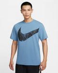 Nike Dri-FIT Hyverse Swoosh Men’s Running T-Shirt - Aegean Storm