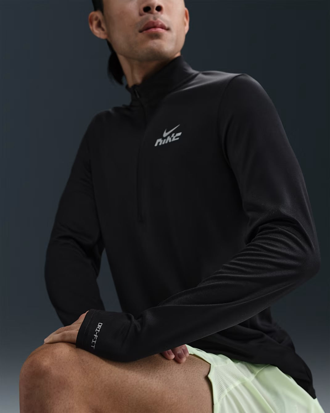 Nike Pacer Flash 1/2 Zip Men’s Running Jacket - Black