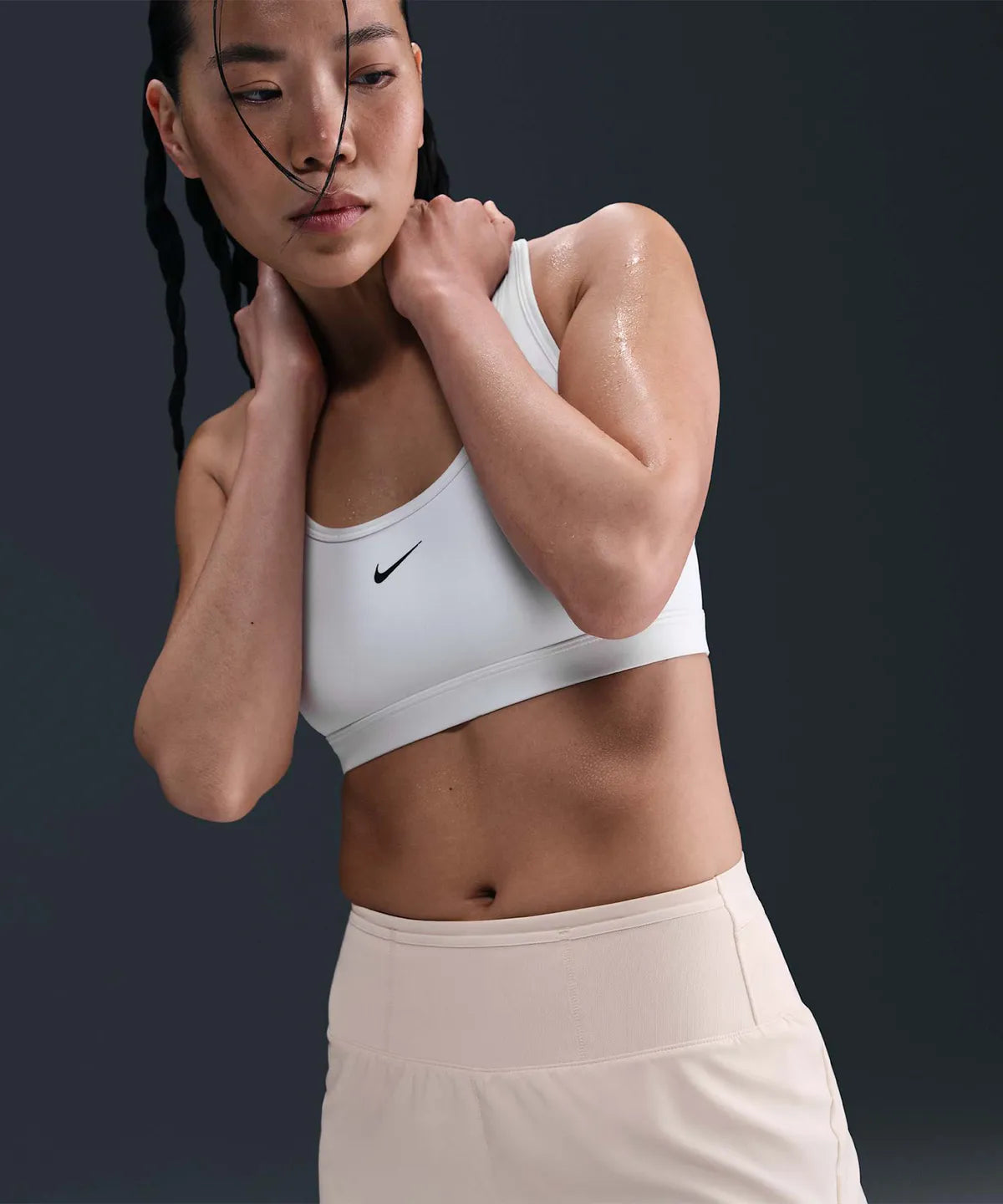 Nike Trail Dri-FIT Brief-lined Women's Running Shorts - Pearl White