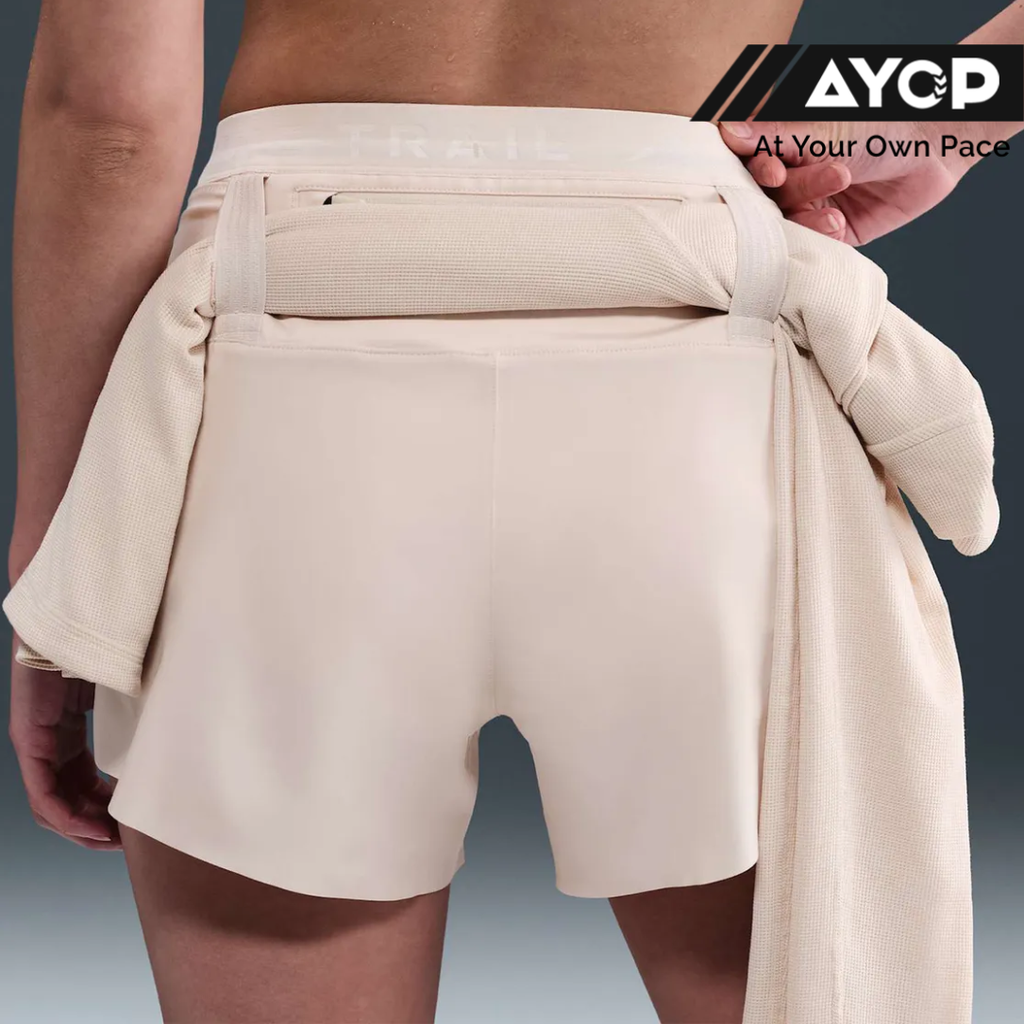 Nike Trail Dri-FIT Brief-lined Women's Running Shorts - Pearl White