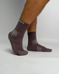 Nedao Archwrap Crew Running Socks - Brown