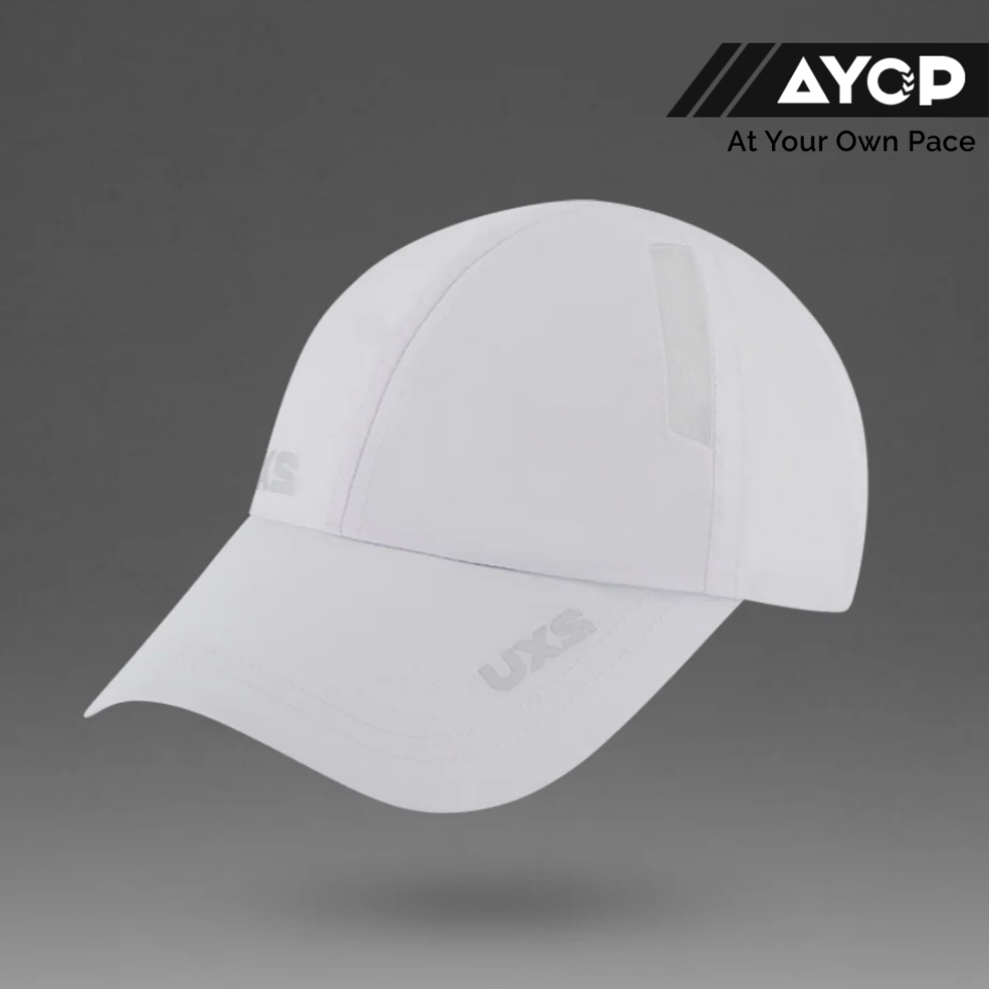2XU Lightweight 6-panel run cap - WHT/WHT