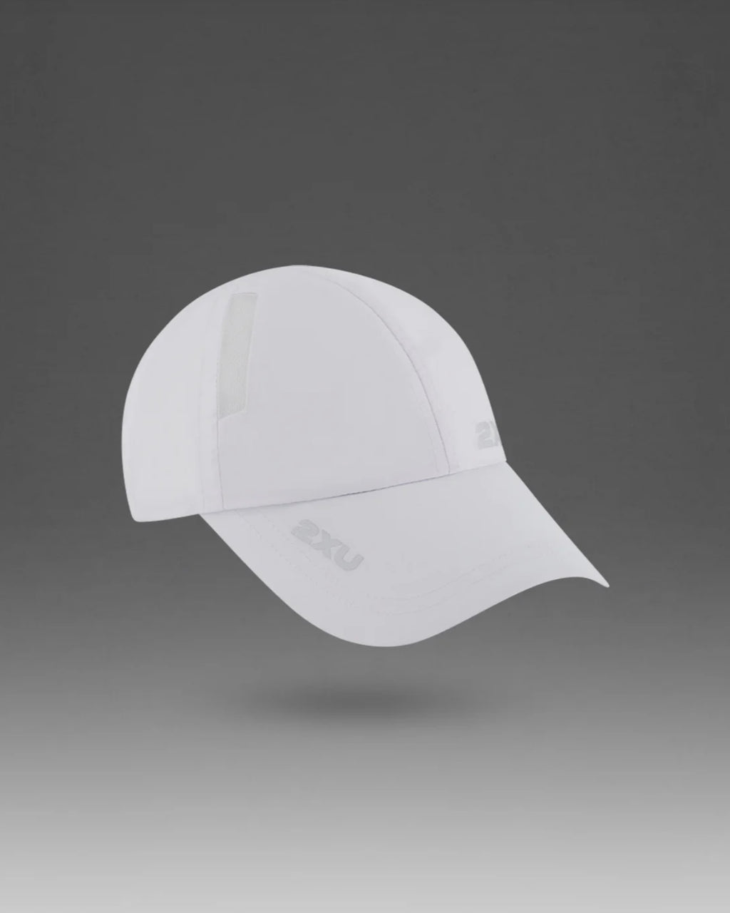 2XU Lightweight 6-panel run cap - WHT/WHT