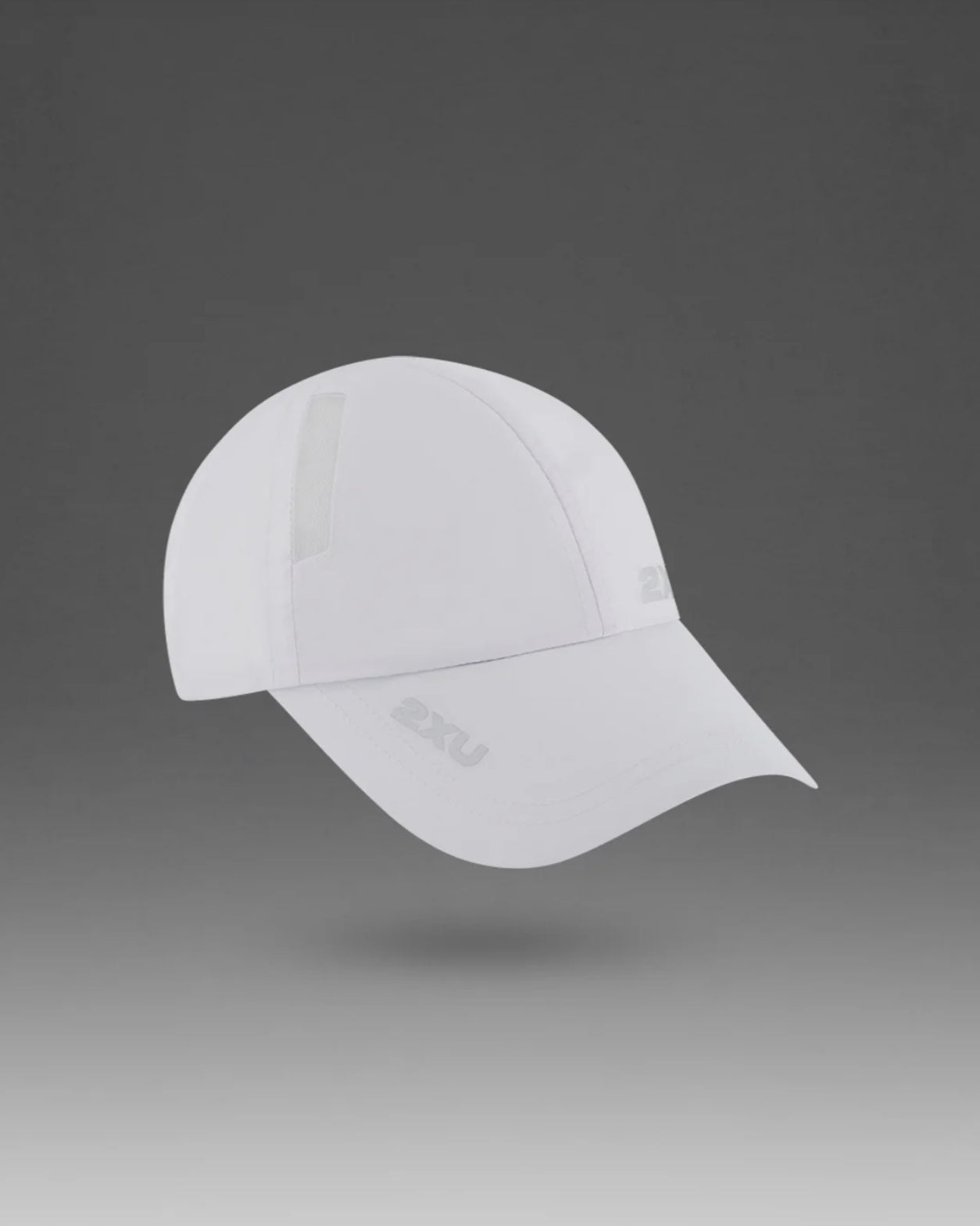 2XU Lightweight 6-panel run cap - WHT/WHT