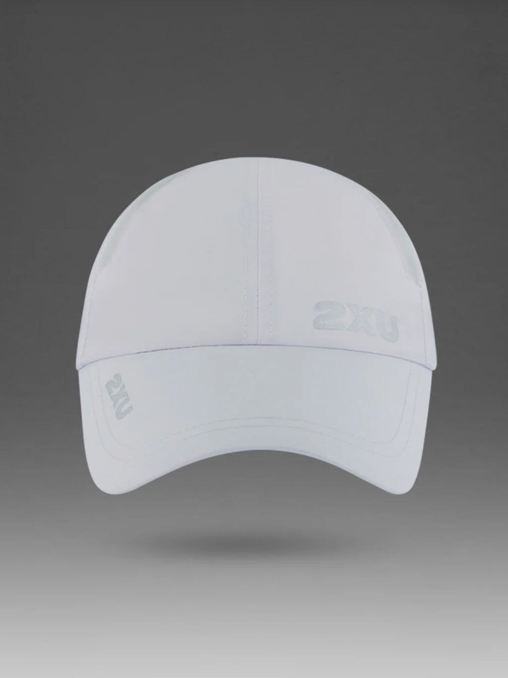 2XU Lightweight 6-panel run cap - WHT/WHT