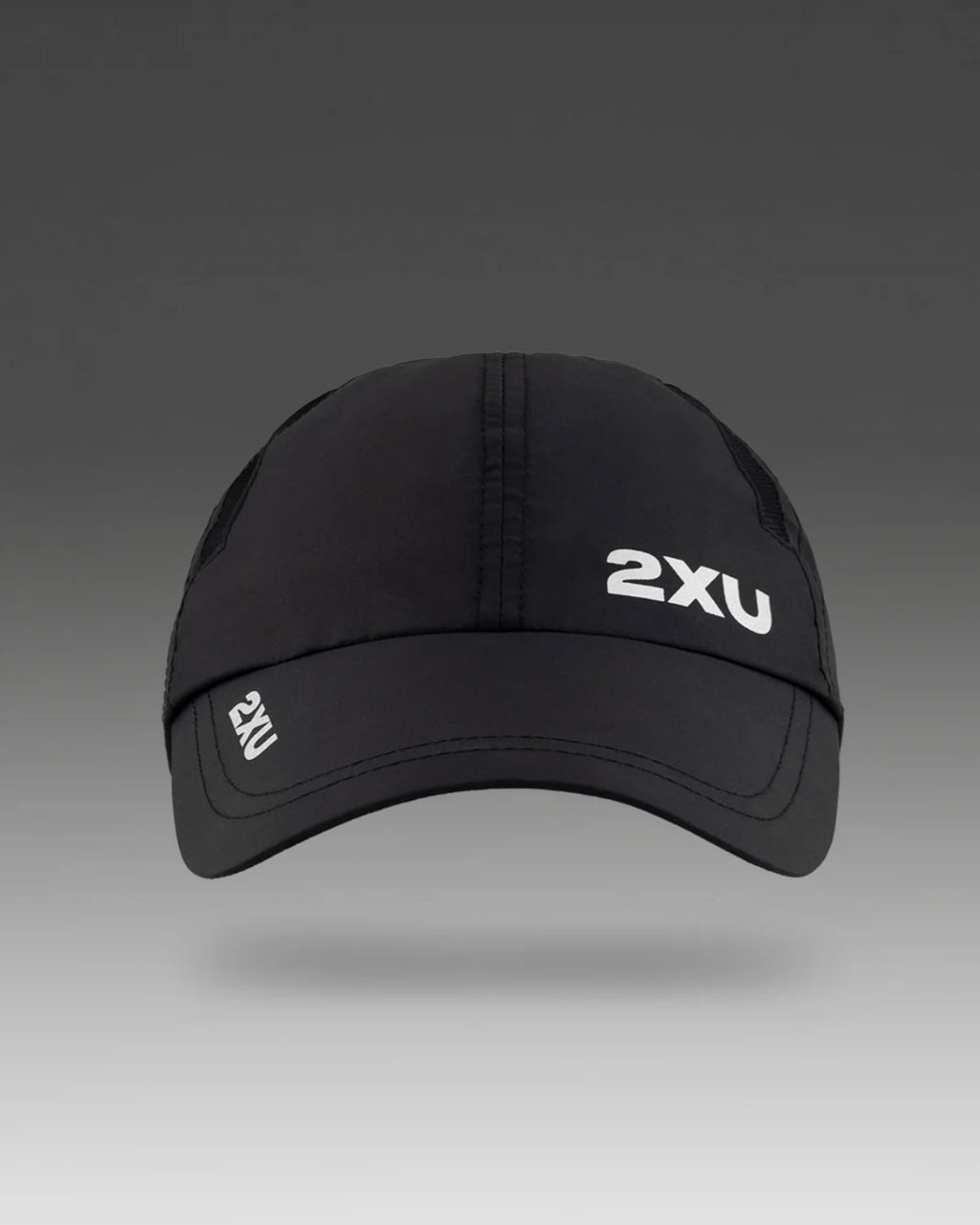 2XU Lightweight 6-panel run cap - BLK/BLK