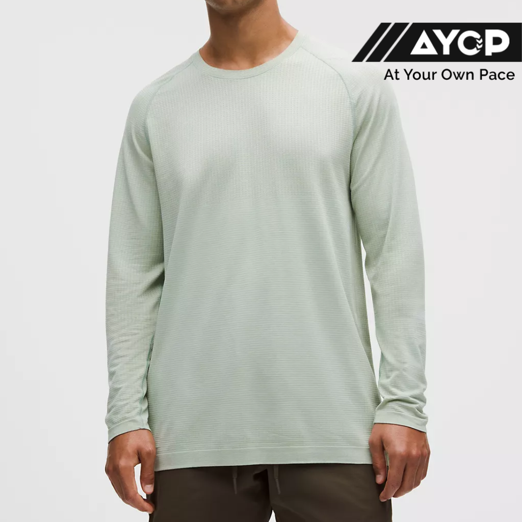 Lululemon Metal Vent Tech Long Sleeve Men's Running Top - Ocean Air