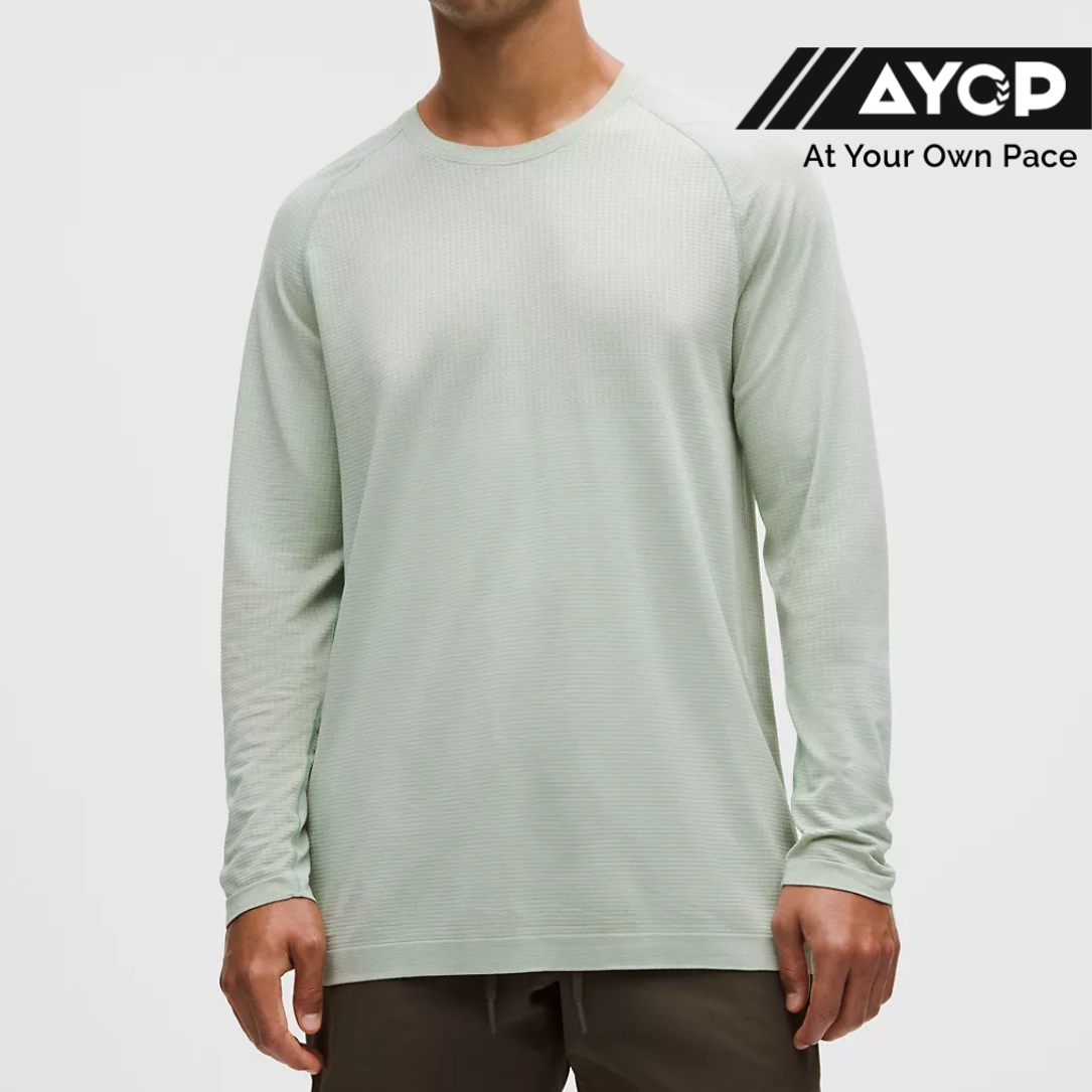 Lululemon Metal Vent Tech Long Sleeve Men's Running Top - Ocean Air