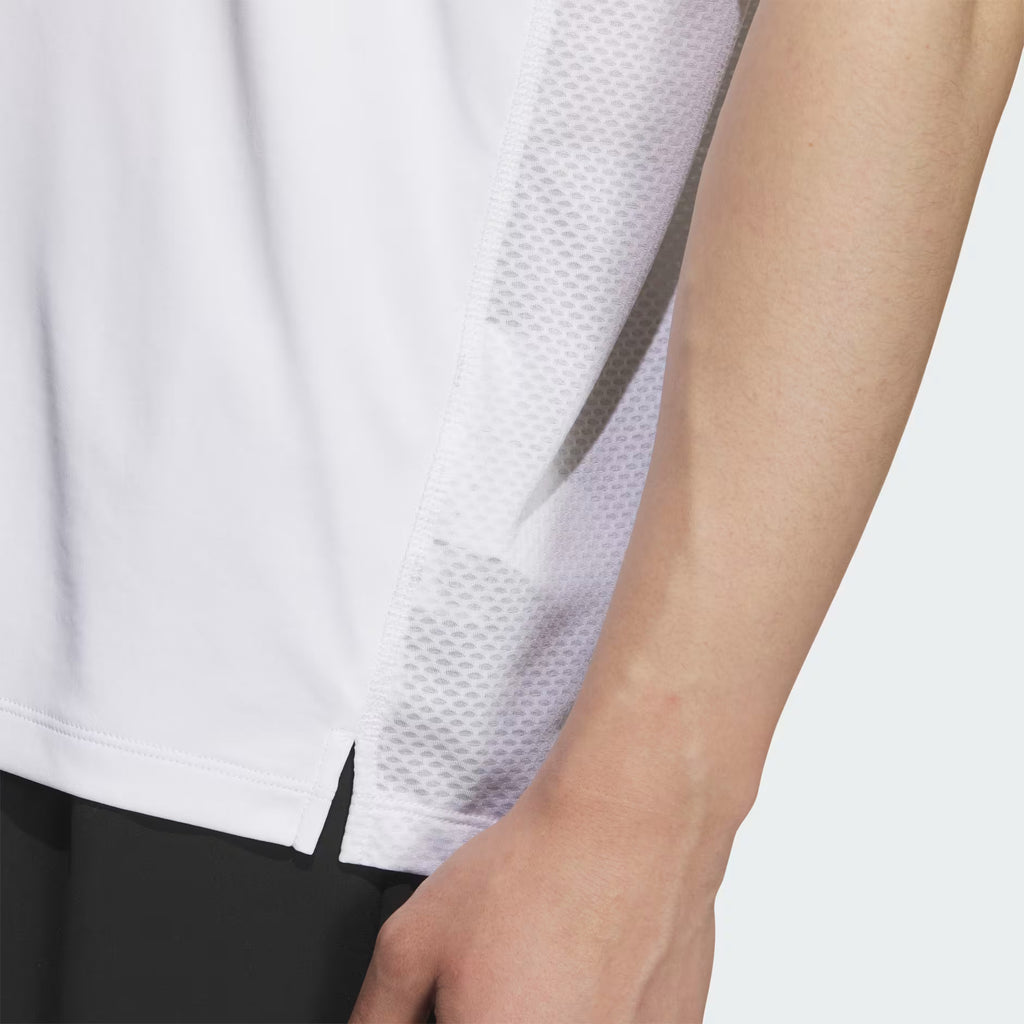 Adidas OTR Climacool Cooler Quick-Dry Breathable Men's Running T-Shirt - White