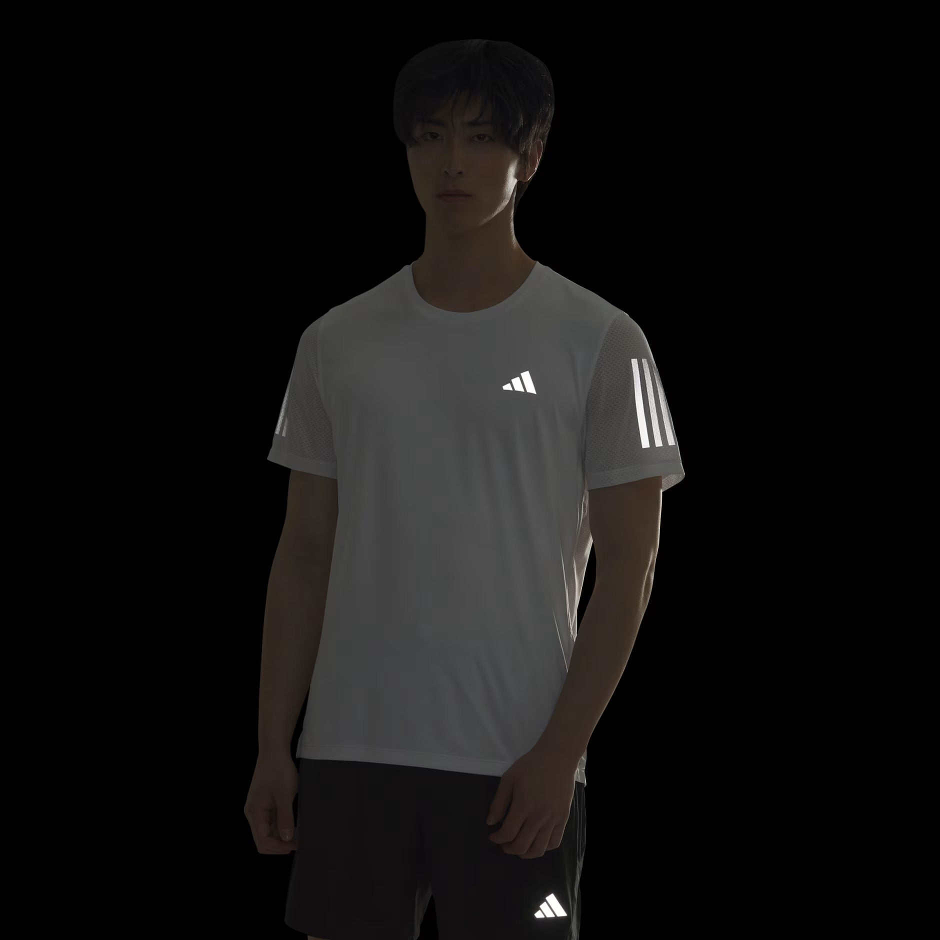 Adidas OTR Climacool Cooler Quick-Dry Breathable Men's Running T-Shirt - White