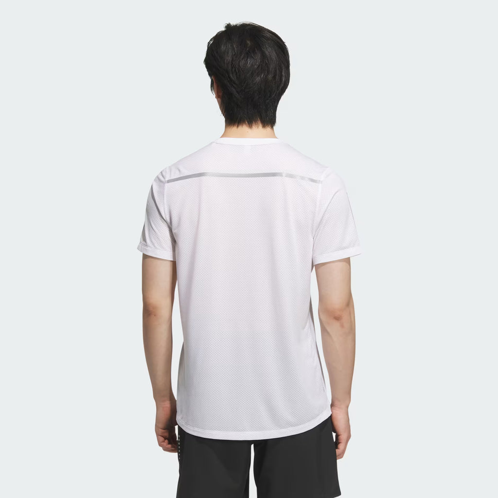 Adidas OTR Climacool Cooler Quick-Dry Breathable Men's Running T-Shirt - White