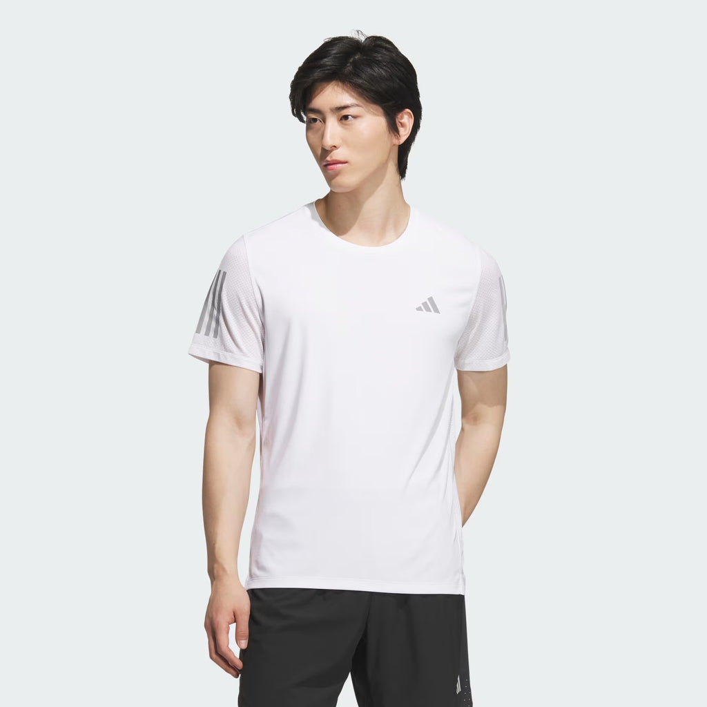 Adidas OTR Climacool Cooler Quick-Dry Breathable Men's Running T-Shirt - White