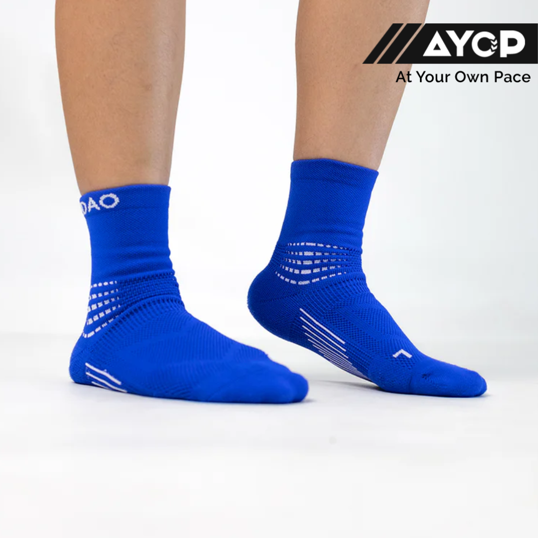 Nedao ArchWrap Ankle Running Socks - Nedao Blue