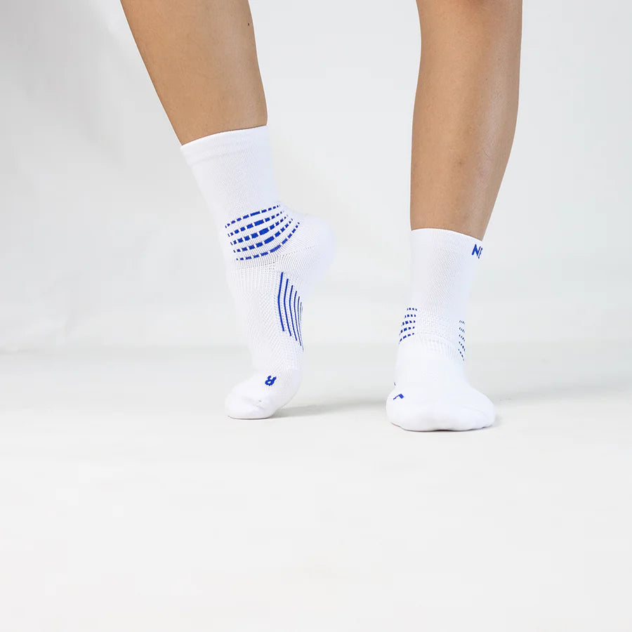 Nedao ArchWrap Ankle Running Socks - White