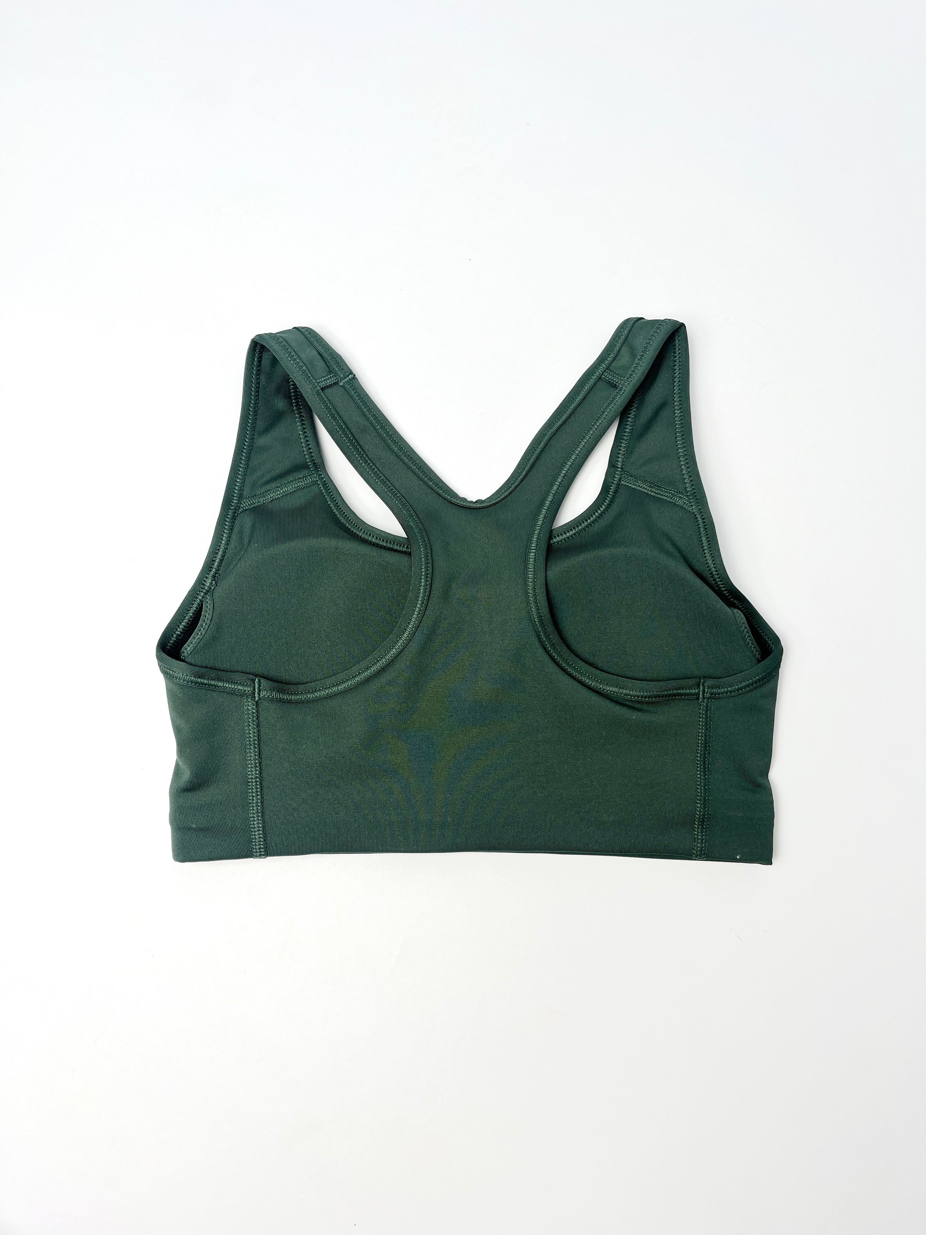 Nike Swoosh Medium Supports Sports Bra - Vintage Green