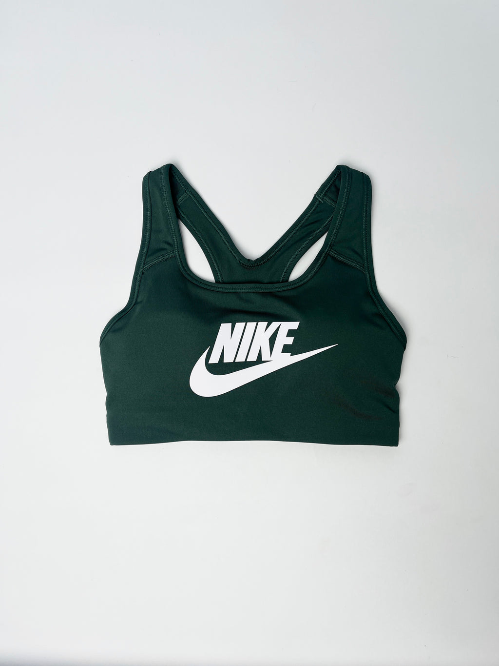 Nike Swoosh Medium Supports Sports Bra - Vintage Green