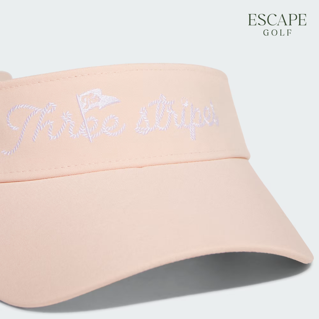 Topi Golf Visor Wanita Pink dengan Ribbon | Adidas Womens Ribbon Visor
