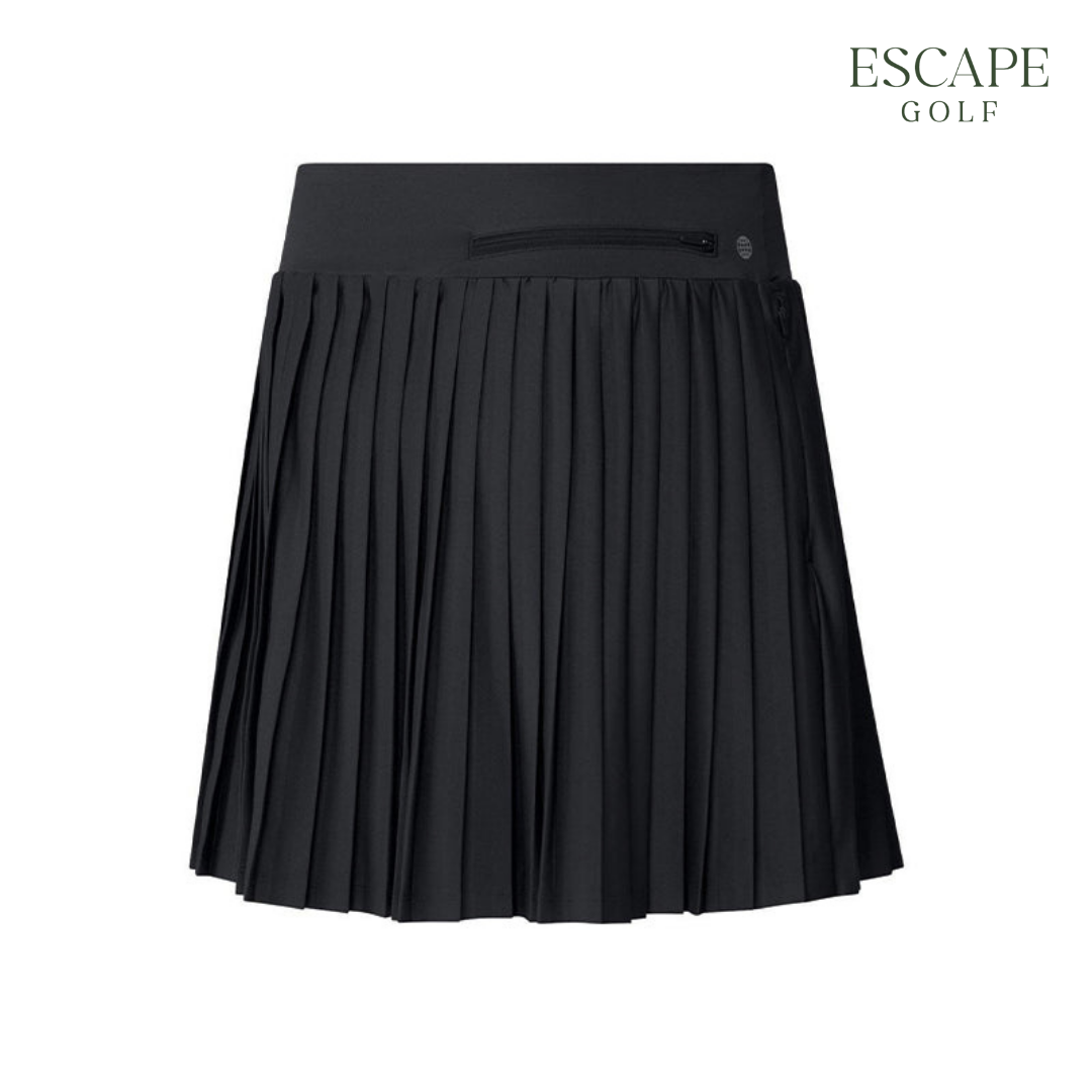 Rok Golf Hitam Pleated Rok Olahraga Hitam Pleated | Adidas Ultimate365 Tour Pleated 15-Inch Golf Skort