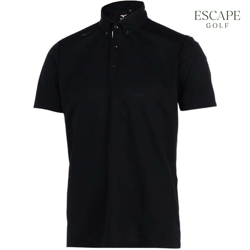 Kaos Polo Golf Hitam Pria | Mizuno Pure Hyper Men's Polo Shirt
