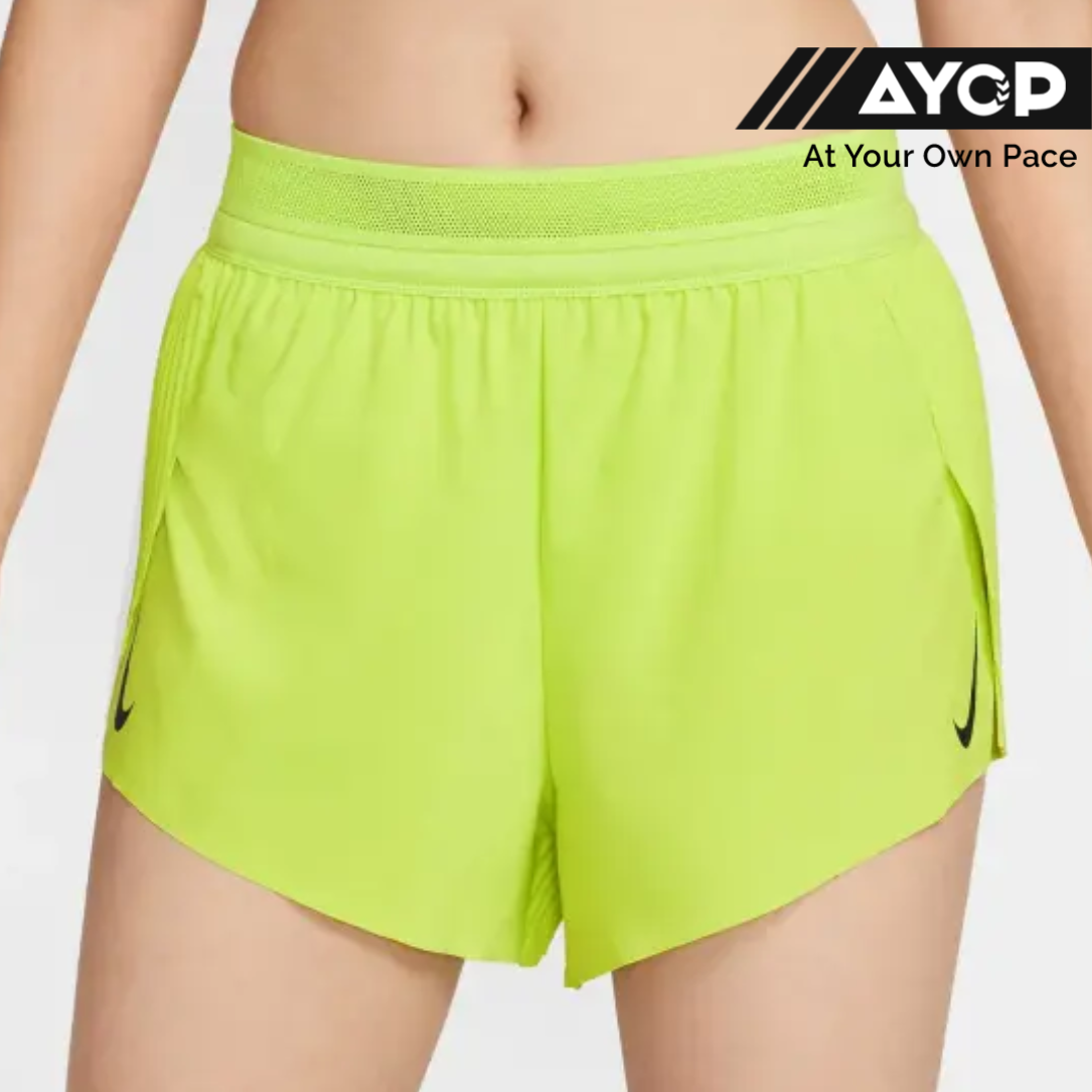 Nike Dri-FIT Aeroswift ADV Mid-Rise Brief-Lined 3 Inch Short - Cyber