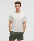 Lululemon Mile Maker Run Crew Lightweight Short-Sleeve Men's T-Shirt - VPOR (OFF WHITE)