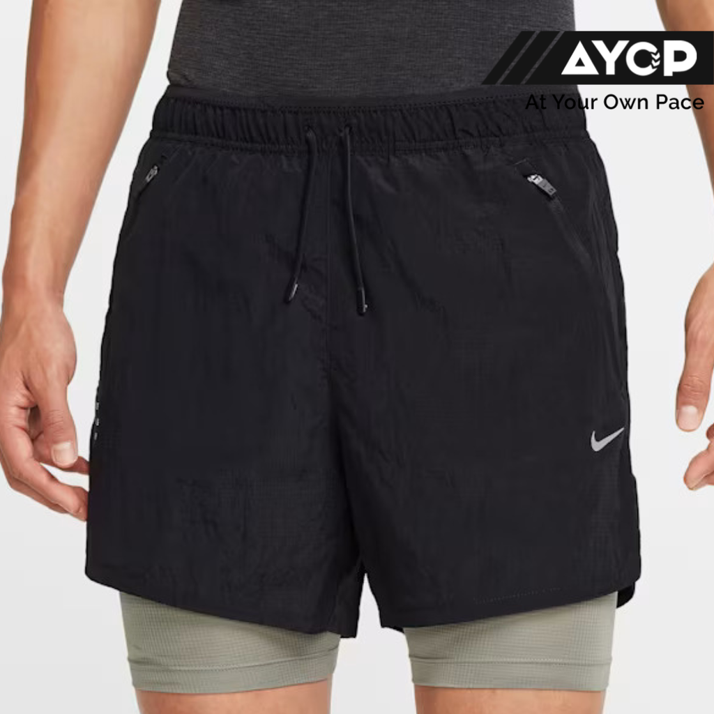 Nike Stride Running Division 2-in-1 Men's Short - Black