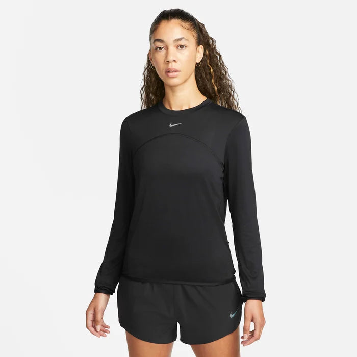 Nike Dri-FIT Swift UV Crew-Neck Women’s Running T-Shirt - Black