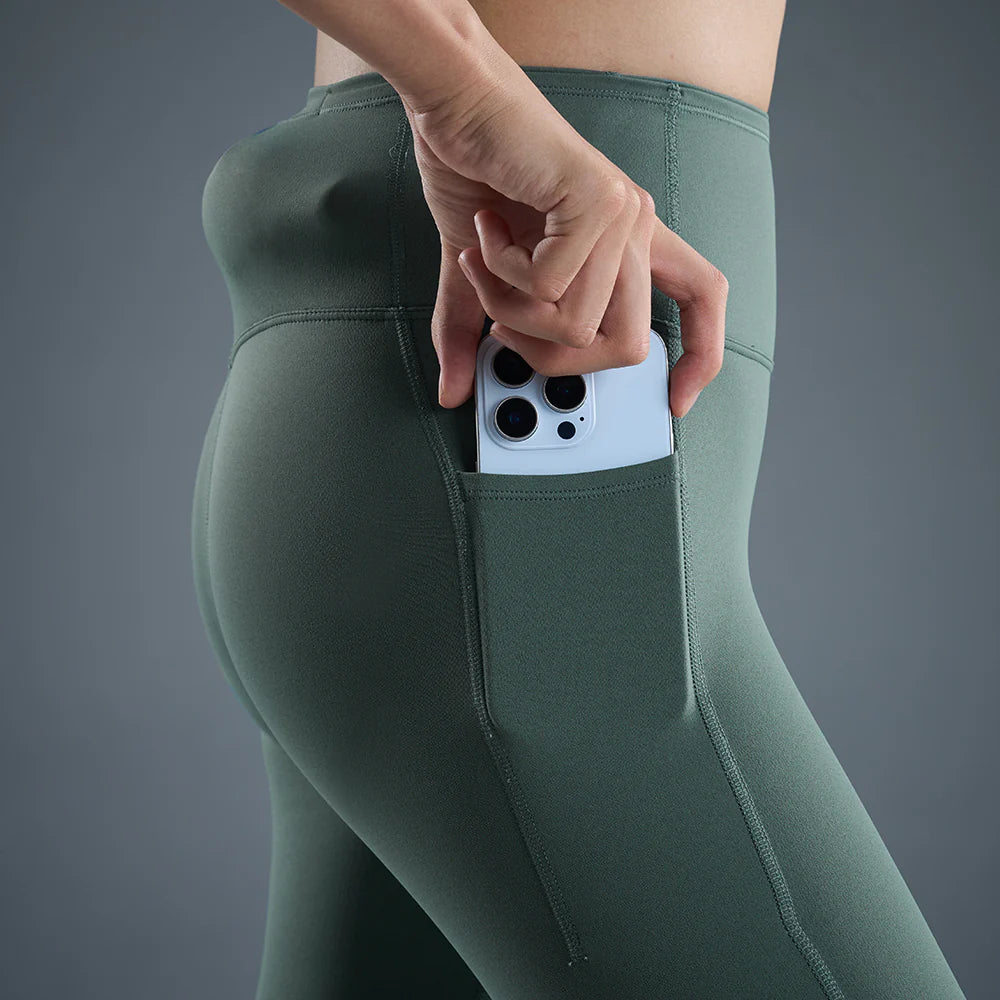 Nedao Skin+ Motion Pocket Women's Running Legging - Graphite Gray
