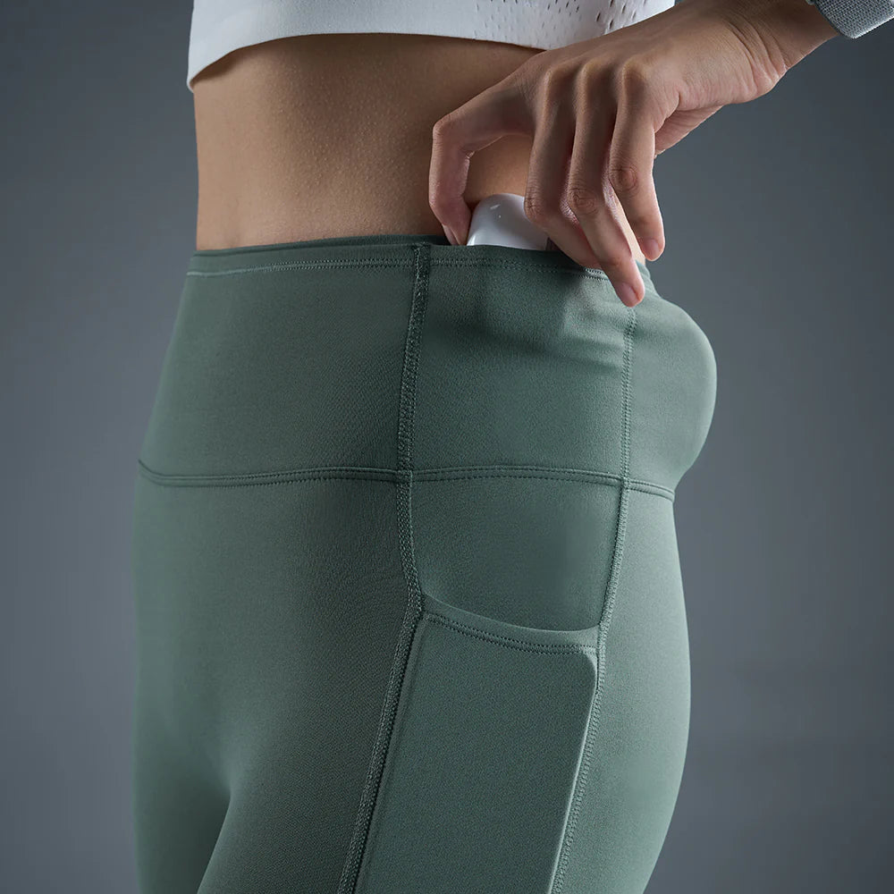 Nedao Skin+ Motion Pocket Women's Running Legging - Graphite Gray