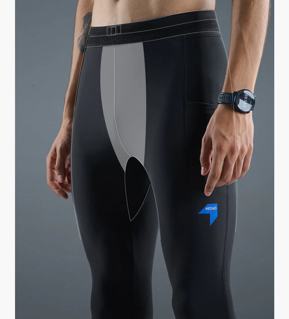 Nedao FlexFit Pocket Tights - Graphite Gray