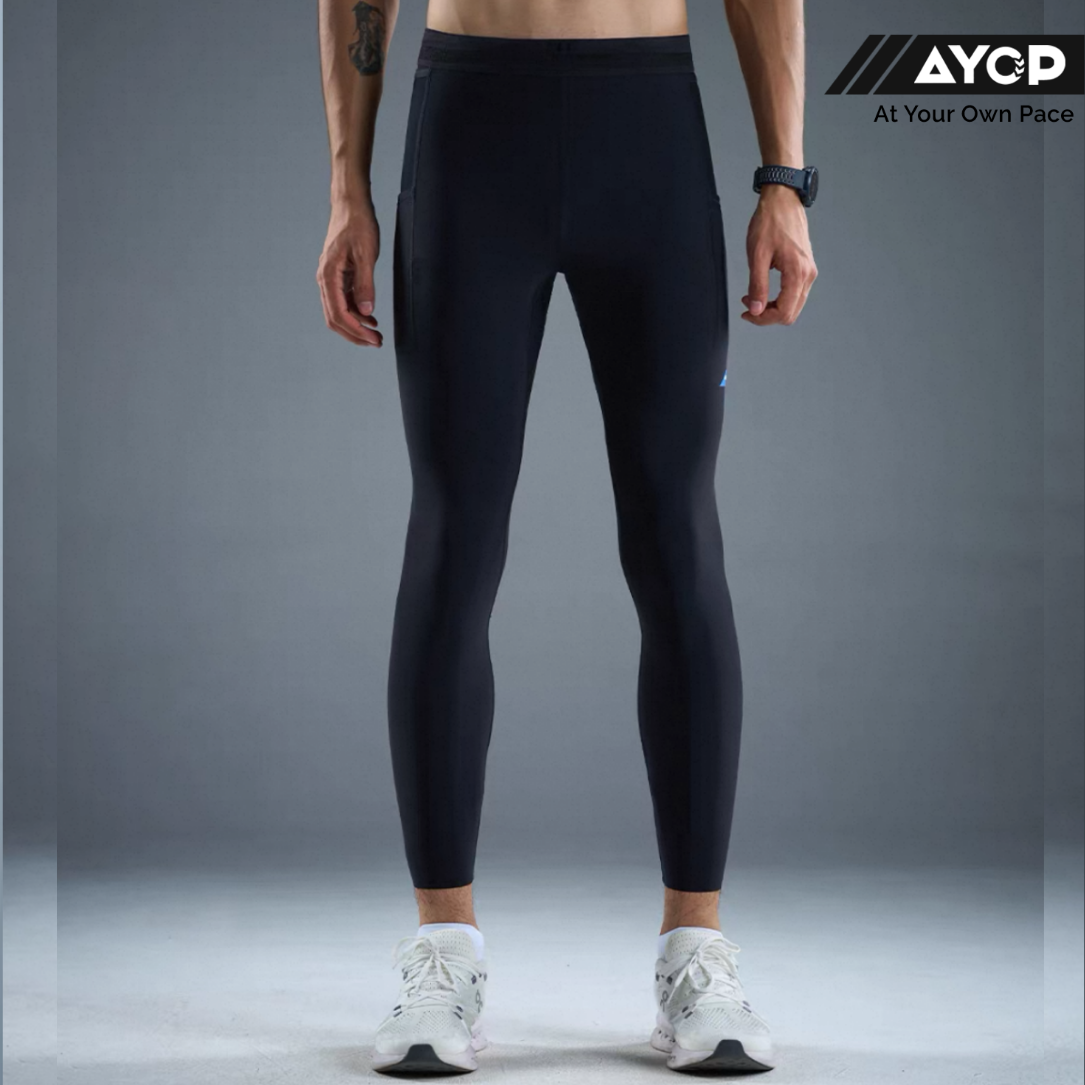 Nedao FlexFit Pocket Tights - Black/Graphite Gray