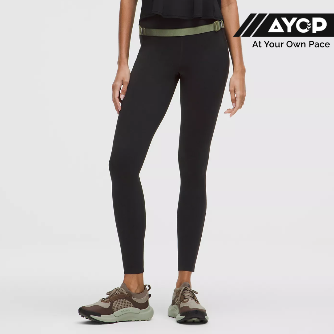Lululemon Fast and Free High-Rise Fleece Tight 28 Inch - Black